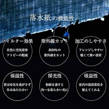 【人気商品】かべがみ革命 窓 フィルム 目隠しシート 和紙 和風 水で貼る 日本 51qDvN+zWAL.jpg
